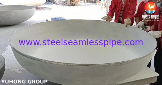 एएसटीएम एसए240 एसएस321 दबाव पोत के लिए दीर्घवृत्त सिर और डिश अंत