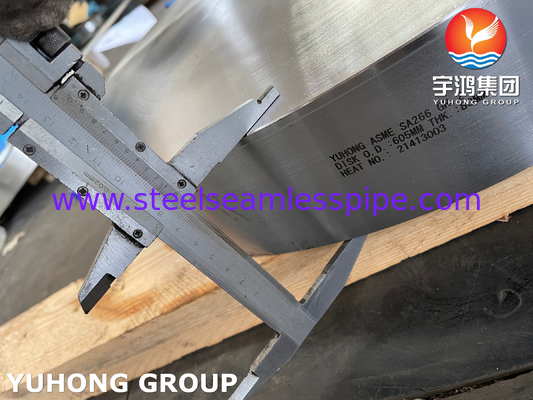 ASME SA266 GR 2 कार्बन स्टील डिस्क और गर्मी एक्सचेंजर के लिए अंगूठी