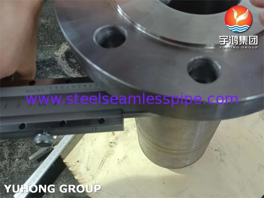 कार्बन स्टील क्लैडिंग नोजल फ्लैंज WNRF SA266 GR.2 SS309L 308L वेल्ड ओवरले