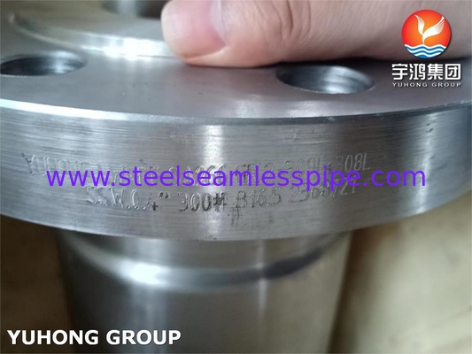 कार्बन स्टील क्लैडिंग नोजल फ्लैंज WNRF SA266 GR.2 SS309L 308L वेल्ड ओवरले