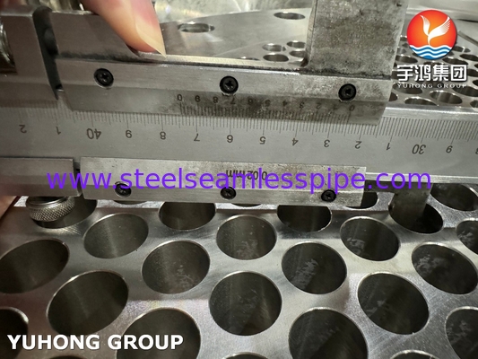 ASTM A182 F304L हीट एक्सचेंजर की विधानसभा के लिए स्टेनलेस स्टील के ट्यूब शीट