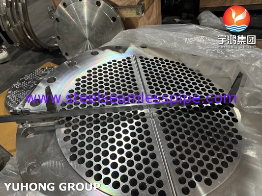 ASTM A182 F304L हीट एक्सचेंजर की विधानसभा के लिए स्टेनलेस स्टील के ट्यूब शीट