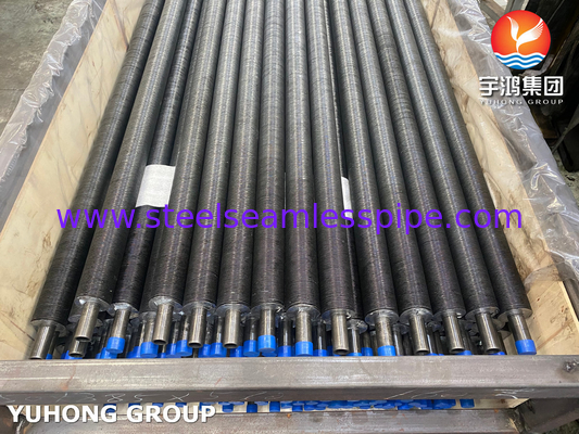 ASTM A210 ASME SA210 GR A1 कार्बन स्टील फिन ट्यूब एल्यूमीनियम फिन के साथ