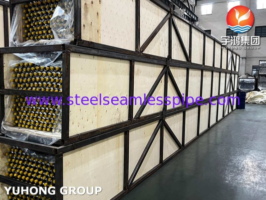ASTM A210 ASME SA210 GR A1 कार्बन स्टील फिन ट्यूब एल्यूमीनियम फिन के साथ