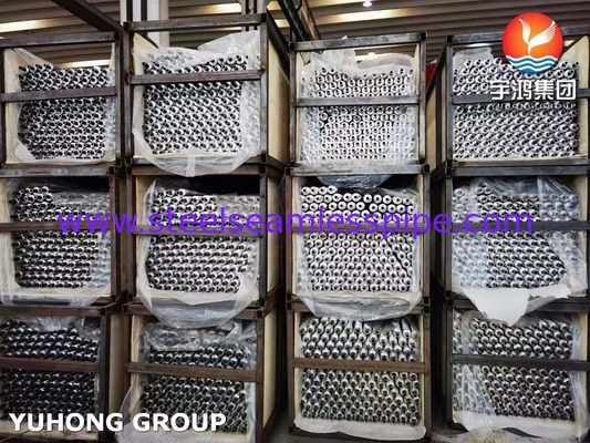 ASTM A210 ASME SA210 GR A1 कार्बन स्टील फिन ट्यूब एल्यूमीनियम फिन के साथ