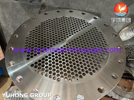 ASTM A240 SS304 हीट एक्सचेंजर सामान के लिए ट्यूबशीट