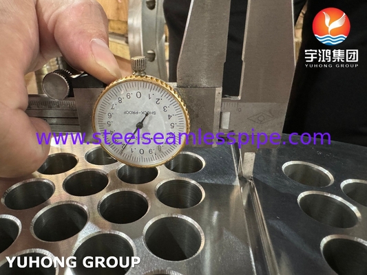 ASTM A240 SS304 हीट एक्सचेंजर सामान के लिए ट्यूबशीट