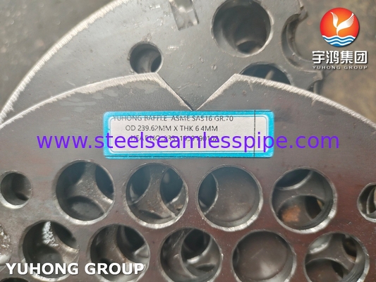 ASTM B171 C71500 शेल और ट्यूब हीट एक्सचेंजर्स के लिए कॉपर निकेल 70/30 ट्यूब शीट