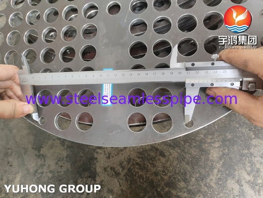 ASTM B171 C71500 शेल और ट्यूब हीट एक्सचेंजर्स के लिए कॉपर निकेल 70/30 ट्यूब शीट