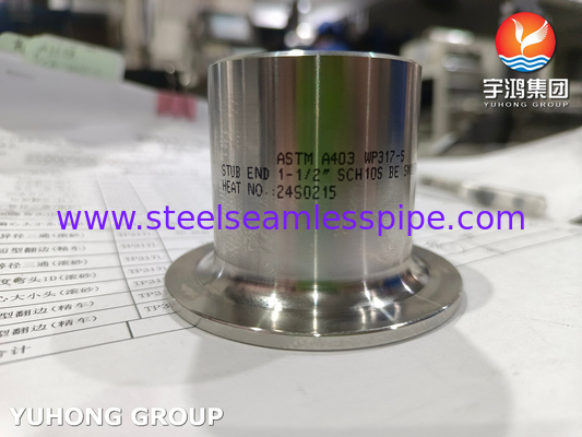 उच्च संक्षारण और तापमान प्रतिरोध के लिए ASTM A403 WP317-S स्टेनलेस स्टील फिटिंग