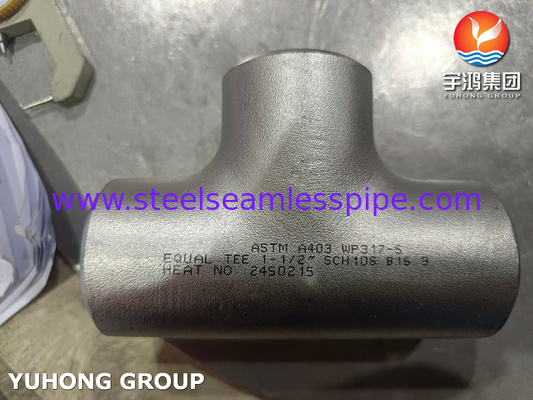 उच्च संक्षारण और तापमान प्रतिरोध के लिए ASTM A403 WP317-S स्टेनलेस स्टील फिटिंग