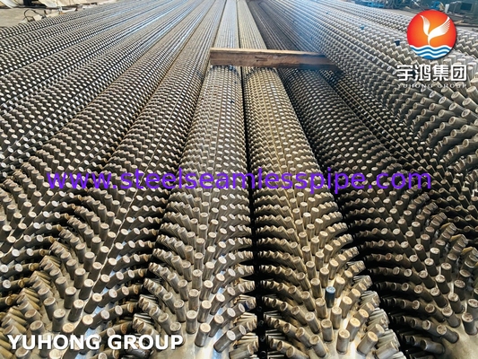 ASTM A213 ग्रेड T9 मिश्र धातु स्टील सीमलेस ट्यूब स्टड फिन ट्यूब स्टीम फर्नेस के लिए