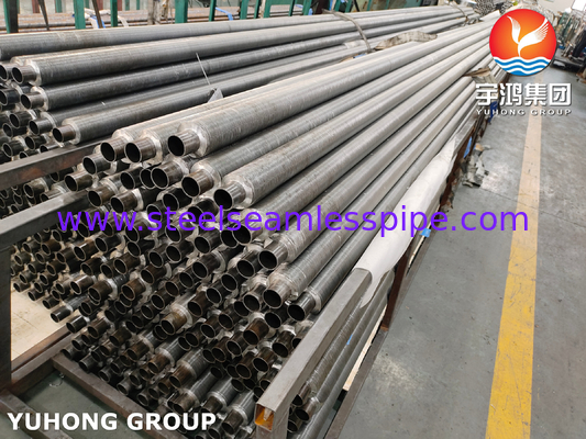 ASTM A210 ASME SA210 GR A1 कार्बन स्टील फिन ट्यूब एल्यूमीनियम फिन के साथ