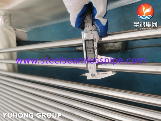 ASTM A249 TP316L BA स्टेनलेस स्टील वेल्डेड ट्यूब बॉयलर और हीट एक्सचेंजर के लिए