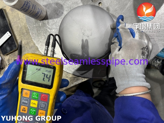 सुपर डुप्लेक्स SAF2507 पाइप फिटिंग, ASTM A815 WPS UNS S32750 बटवेल्ड कैप