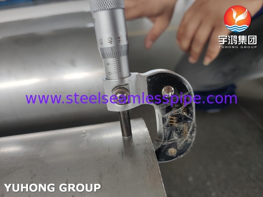 ASTM A928 UNS S32750 CL1 सुपर डुप्लेक्स स्टेनलेस स्टील पाइप EFW वेल्डेड पाइप