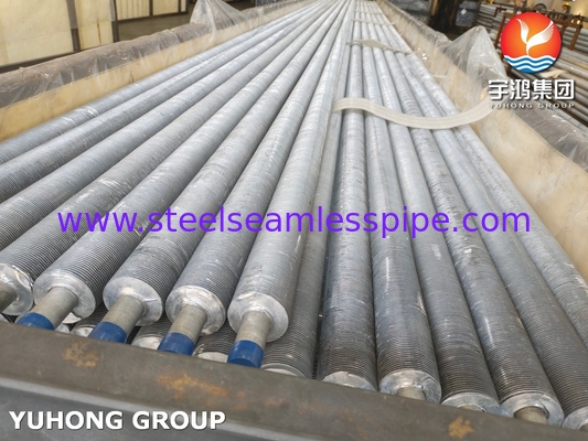 ASTM269 TP304 सीमलेस ट्यूब स्टेनलेस स्टील थर्मल एक्सचेंजर के लिए एक्सट्रूडेड फिन ट्यूब