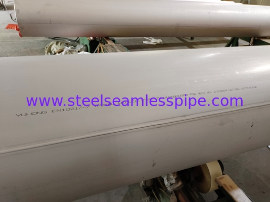 TP316L DSAW पाइप EN 1.4404 अपशिष्ट जल उपचार संयंत्र के लिए ASTM A358 मानक