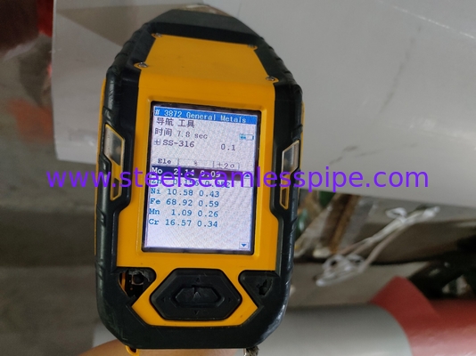 TP316L DSAW पाइप EN 1.4404 अपशिष्ट जल उपचार संयंत्र के लिए ASTM A358 मानक