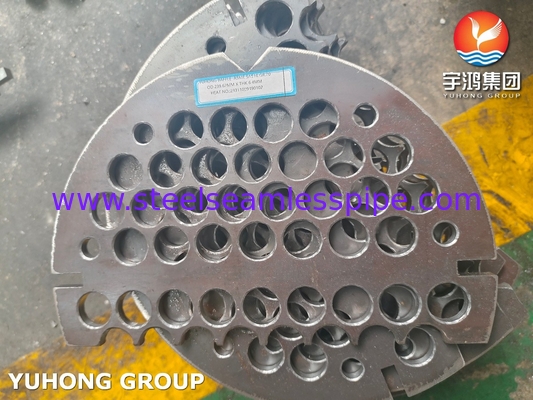 गर्मी एक्सचेंजर के लिए ASME SA516 Gr 70 कार्बन स्टील बैफल प्लेट