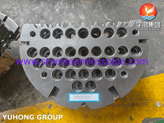 गर्मी एक्सचेंजर के लिए ASME SA516 ग्रेड 70 कार्बन स्टील बैफल प्लेट NACE MR0175 के अनुरूप