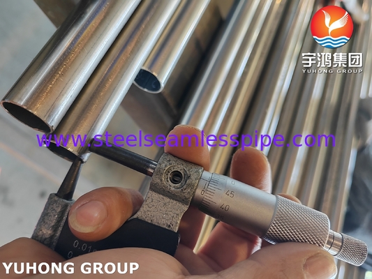 ASTM A249 TP316L ब्राइट एनील्ड स्टेनलेस स्टील वेल्डेड ट्यूब हीट एक्सचेंजर ट्यूब