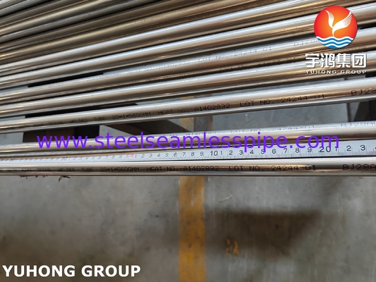 ASTM A249 TP316L ब्राइट एनील्ड स्टेनलेस स्टील वेल्डेड ट्यूब हीट एक्सचेंजर ट्यूब