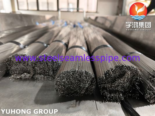 SUS304 चिकित्सा उपकरणों के लिए स्टेनलेस स्टील कैपिलरी ट्यूब ISO9626