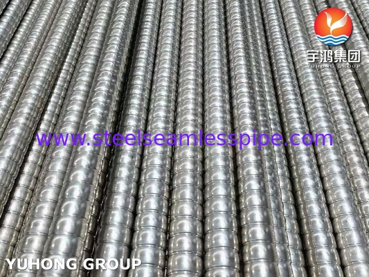 ASME SA312 / ASTM A312 TP310S हीट एक्सचेंजर के लिए नालीदार फिन ट्यूब