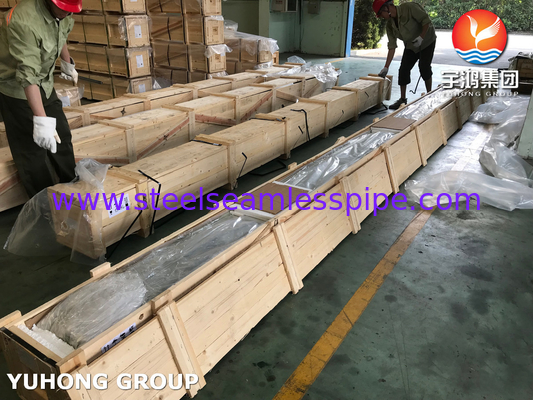 कंडेनसर हीट एक्सचेंजर अनुप्रयोग के लिए ASTM B111 / ASME SB111 C44300 कॉपर ट्यूब