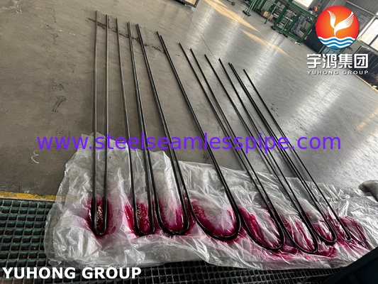 ASME SA209 T1a सीमलेस कार्बन मोलिब्डेनम यू बेंड ट्यूब हीट एक्सचेंजर ट्यूब
