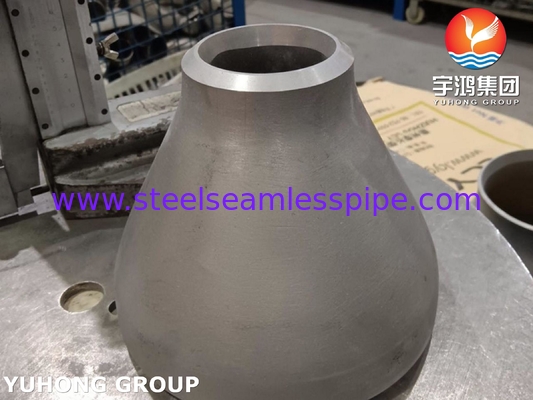 ASTM A815 UNS S32750 सुपर डुप्लेक्स स्टील फिटिंग्स B16.9 BW एकाग्र घटक
