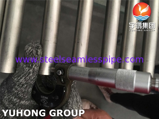ASME SB338 Gr7 UNS R52400 कंडेनसर के लिए टाइटेनियम-पल्लाडियम मिश्र धातु ट्यूब