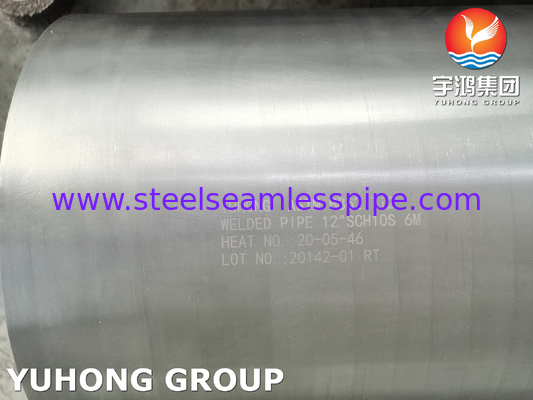 ASTM B862 टाइटेनियम मिश्र धातु वेल्डेड पाइप रासायनिक प्रसंस्करण के लिए