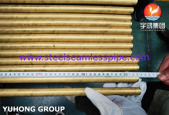 कंडेनसर और हीट एक्सचेंजर अनुप्रयोग के लिए ASTM B111 C68700 कॉपर निकेल ट्यूब