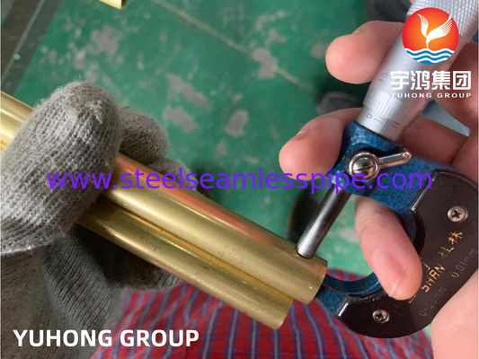 कंडेनसर और हीट एक्सचेंजर अनुप्रयोग के लिए ASTM B111 C68700 कॉपर निकेल ट्यूब