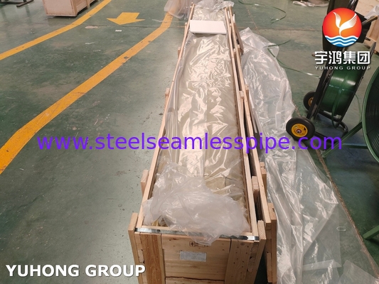 ASME SB111 C44300 सीमलेस ब्रास ट्यूब हीट एक्सचेंजर के लिए कॉपर ट्यूब