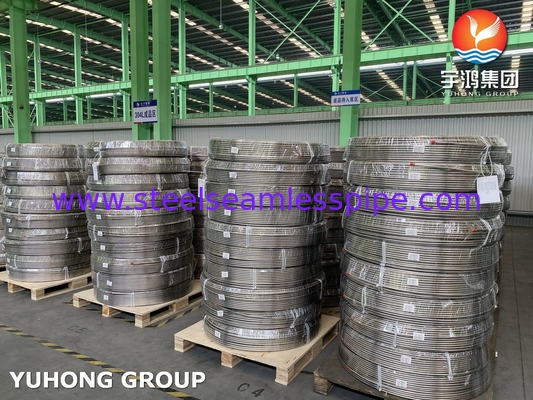 ASTM A269 TP316L स्टेनलेस स्टील कॉइल सीमलेस ट्यूब NACE MR0175 अनुपालन