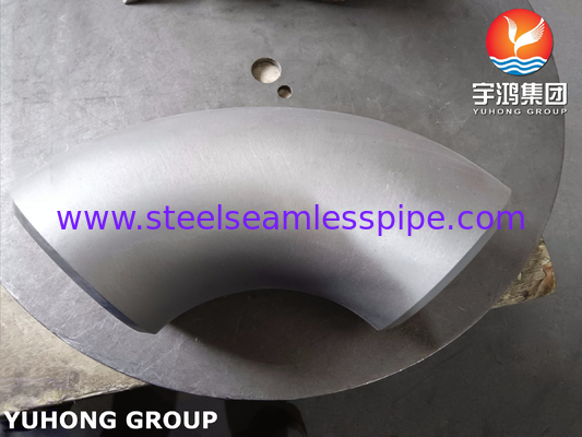 ASTM A815 S32750 डुप्लेक्स स्टेनलेस स्टील फिटिंग कोहनी 90° LR बटवेल्ड B16.9