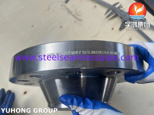 ASTM A182 F5 मिश्र धातु स्टील फ्लैंज ASME B16.5 फोल्डेड ओरिफिस वेल्ड नेक फ्लैंज