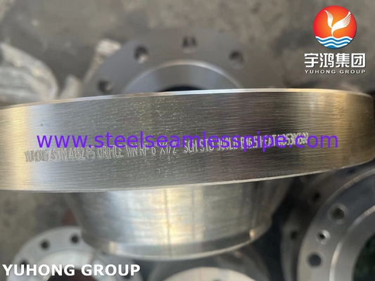ASTM A182 F5 मिश्र धातु स्टील फ्लैंज ASME B16.5 फोल्डेड ओरिफिस वेल्ड नेक फ्लैंज
