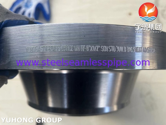 ASTM A182 F5 मिश्र धातु स्टील फ्लैंज ASME B16.5 फोल्डेड ओरिफिस वेल्ड नेक फ्लैंज