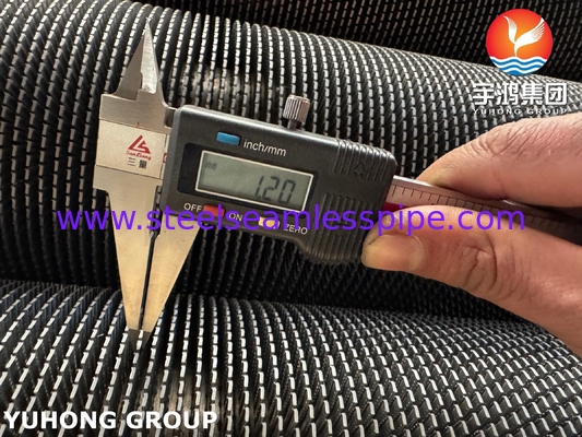 ASTM A335 P11 उच्च आवृत्ति वेल्डिंग सर्पिल फिन ट्यूब Serrated फिन ट्यूब