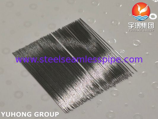 30G SUS304 स्टेनलेस स्टील डेंटल सुई ट्यूब, डबल एंड बेवेलेड टिप, 0.3 x 36MM