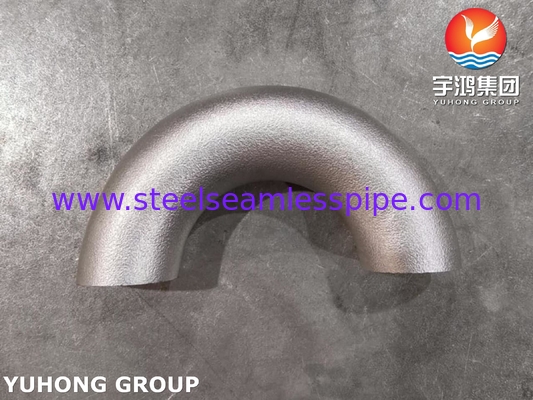 ASTM A403 WP321 स्टेनलेस स्टील 180° कोहनी, ASME B16.9 बटवेल्ड पाइप फिटिंग