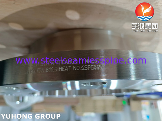 ASTM A182 F55 WNFF फ्लैंज B16.5 सुपर डुप्लेक्स स्टील S32760 वेल्ड नेक फ्लैंज