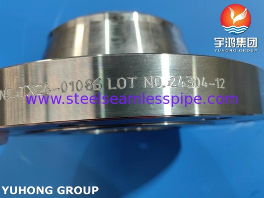 ASTM A182 F5 मिश्र धातु स्टील वेल्ड नेक फ्लैंज फोल्डेड WNRF ब्लैक कोटेड
