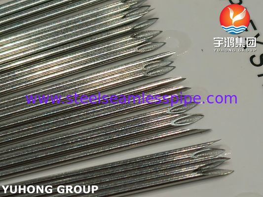 ISO7864 SUS304 मेडिकल इंजेक्शन स्टेनलेस स्टील सुई ट्यूब, 21G 44MM, Bevelled टिप