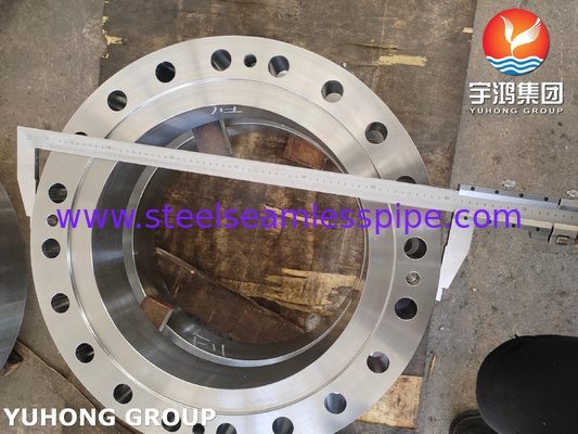 ASME SA336 F11 CL2 मिश्र धातु स्टील फोर्जिंग दबाव पोत फ्लैंज ट्यूब साइड फ्लैंज
