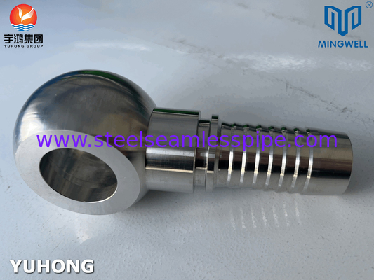 316L मीट्रिक बंजी सीधे स्टेनलेस स्टील नली फिटिंग DIN 7642